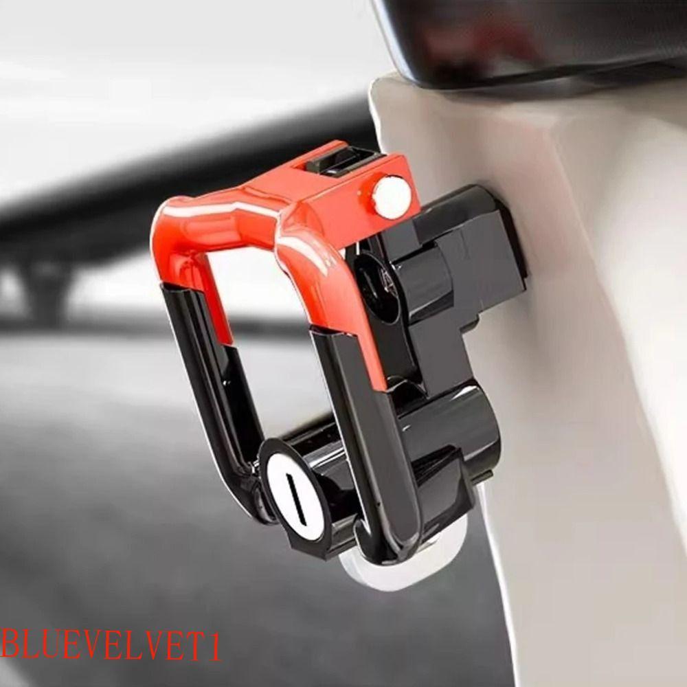 BLUEVELVET1 Gancho Para Capacete De Motocicleta , Suporte Liga De Alumínio Com Duplo , Trava De Segurança