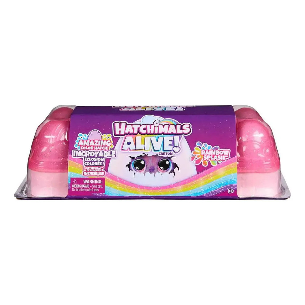 Brinquedo Hatchimals Alive Pack 5 Ovos Surpresa - Rainbow