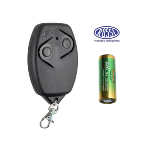 Controle Remoto de Portão Rossi 433mhz + Chaveiro Mosquetão em Oferta na Shopee