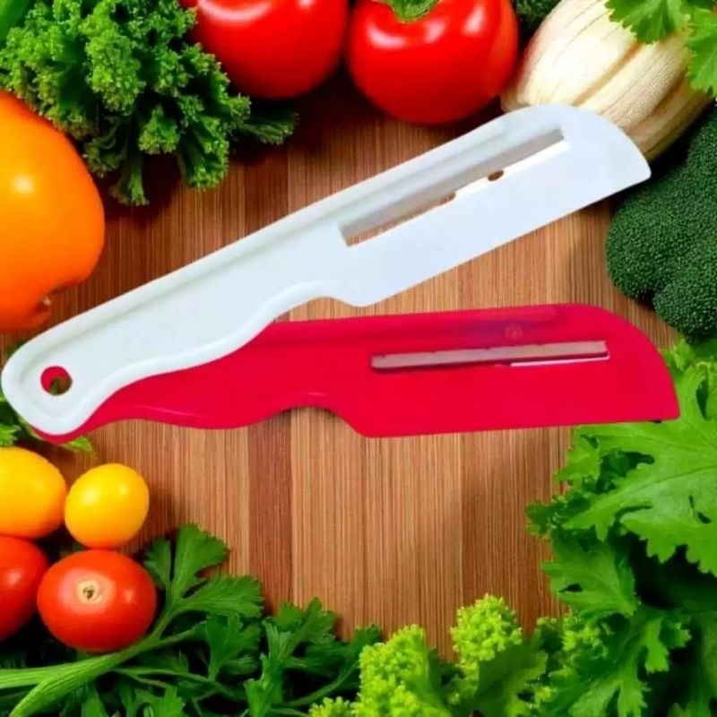 kit 2 unidades Fatiador descascador Ralador de legumes e vegetais cortes rápido para Cozinha Descascador