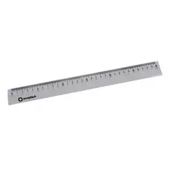 Régua plástica 30cm escala em braille Ecoplast