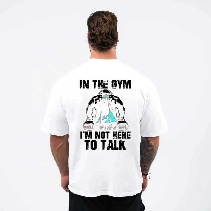 Camiseta Masculina Academia In Gym  Lançamento 100% algodão Unissex Plus Size Oversized Premium - Estampaê