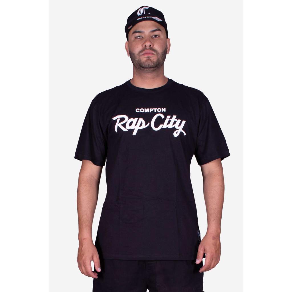 Camiseta Collab Starter x Compton Rap City Preta
