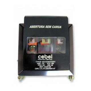 Chave Seccionadora Sem Carga NH00 125A 6T Blindada - Cebel