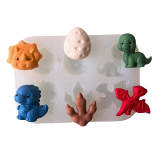 Molde de Silicone - Dinossauros 2 - para Enfeites e Apliques de Confeitaria e Artesanato em Oferta na Shopee