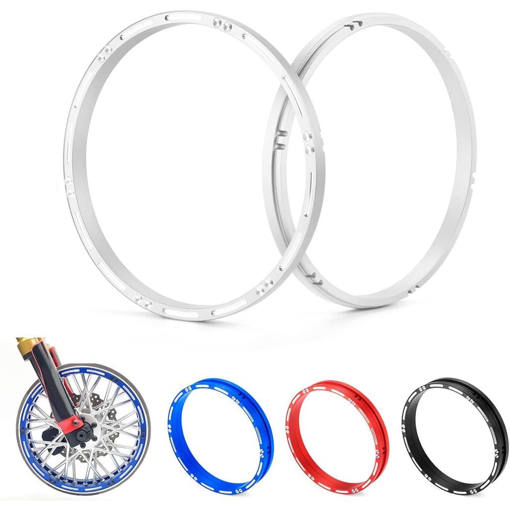 Anéis de Reforço da Roda Dianteira RCHUBAM 2Pcs Alumínio 7075 Anéis Externos da Roda 120 * 9,5mm para Peças Atualizadas 