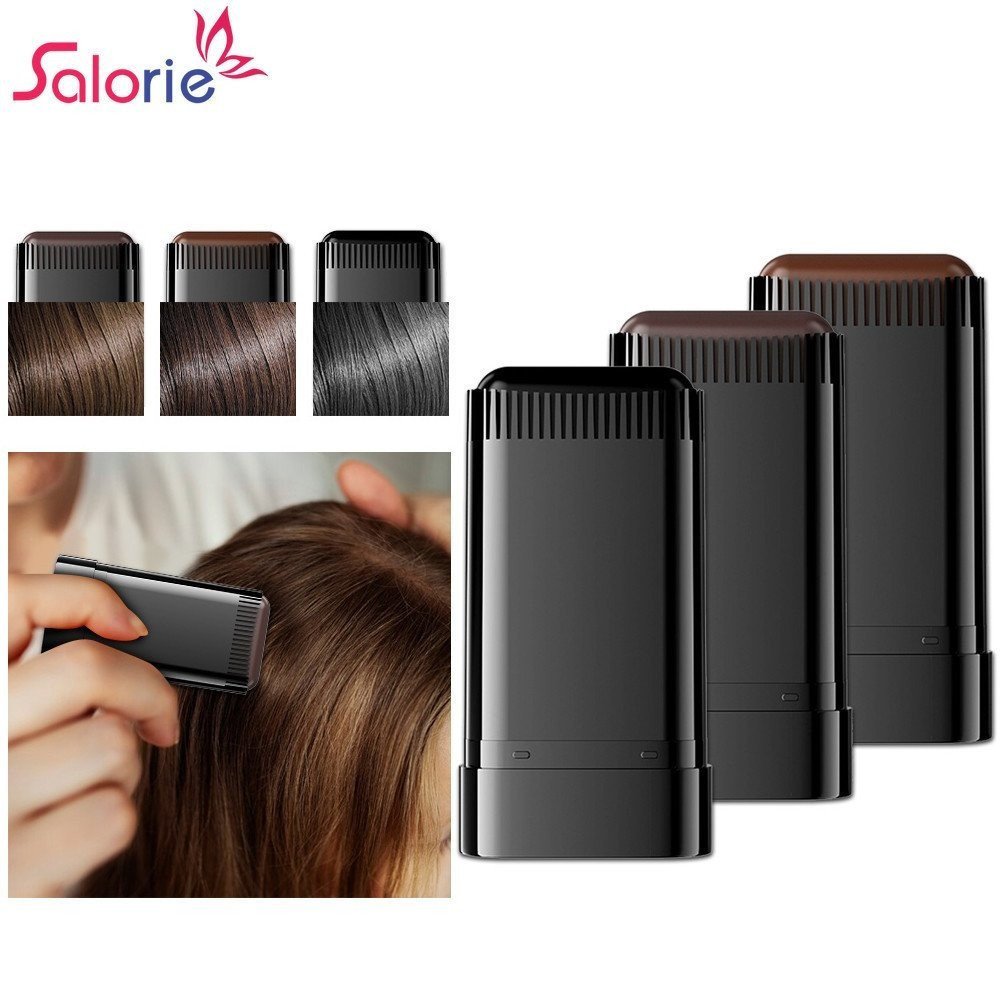 Salorie Bastão De Cabelo À Prova D'água , De Suor , Sem Manchas Desbotamento , Cobre Cabelos Grisalhos , Pente Dentado N