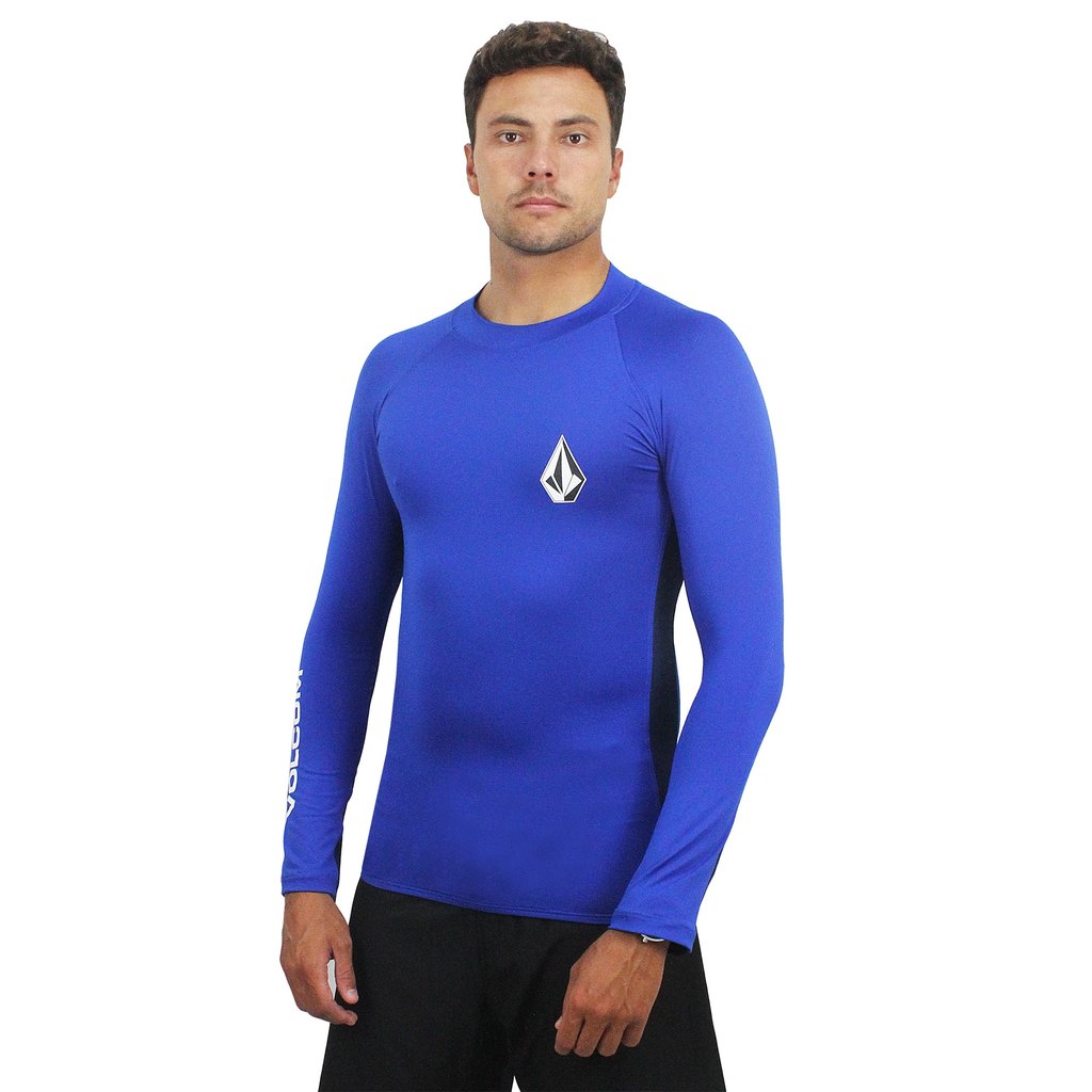 Camiseta de Lycra Volcom Lido Solid Blue