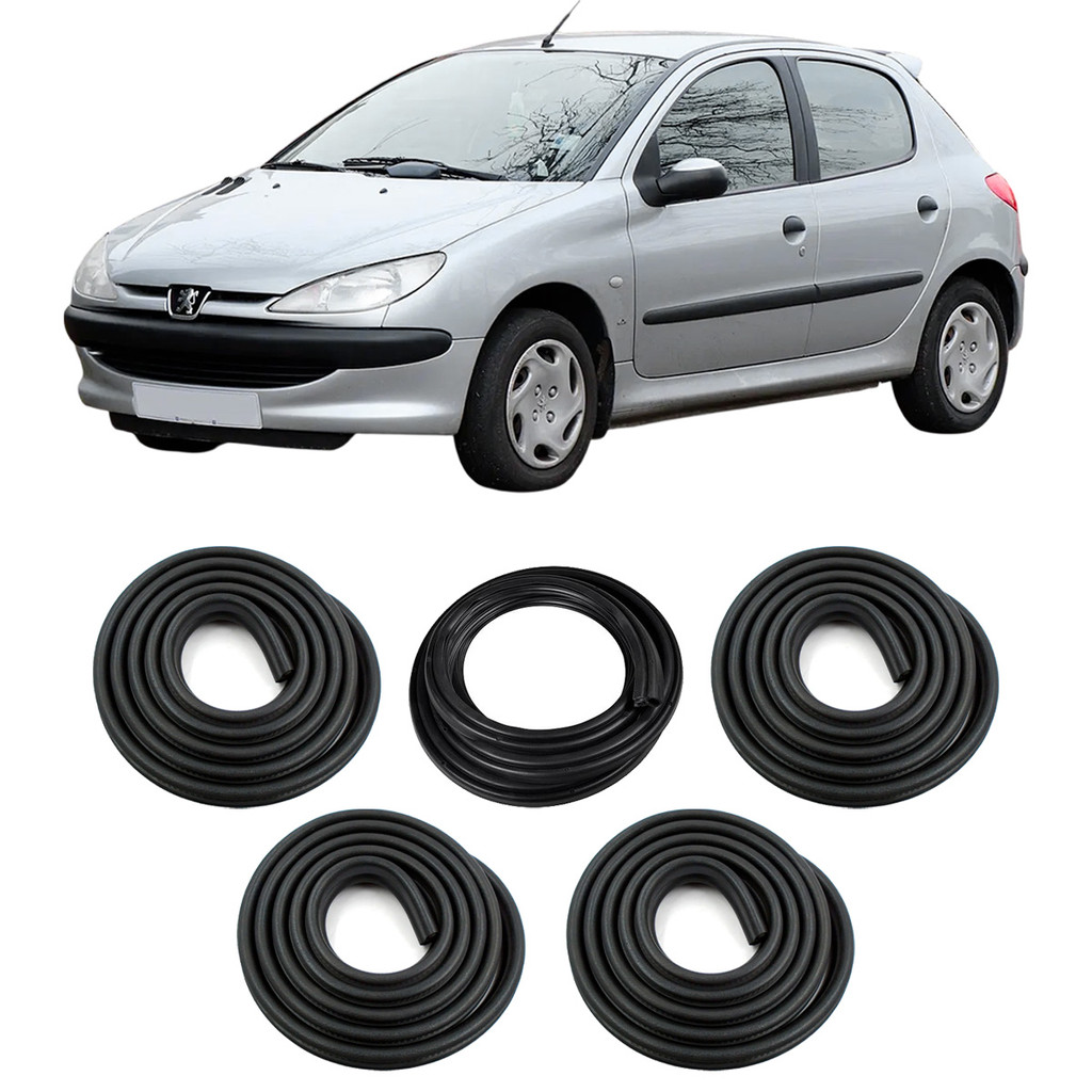 Kit Borracha Porta + Mala Peugeot 206 207 306 307 Passion 207 Scapade 206 207