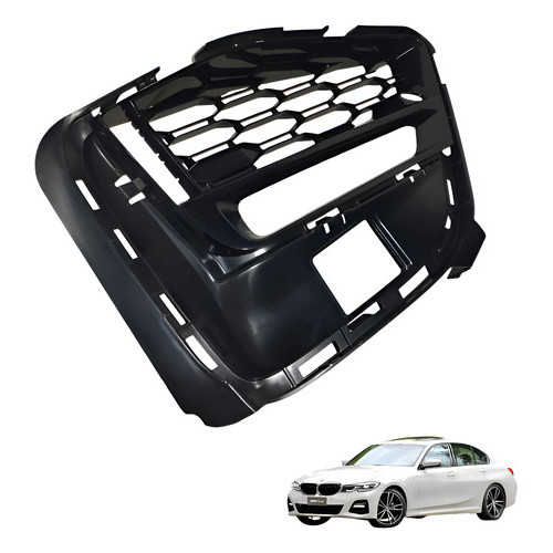 Moldura Farol Milha Neblina Esquerdo Bmw 320i 2022 Original  Preto Esquerdo