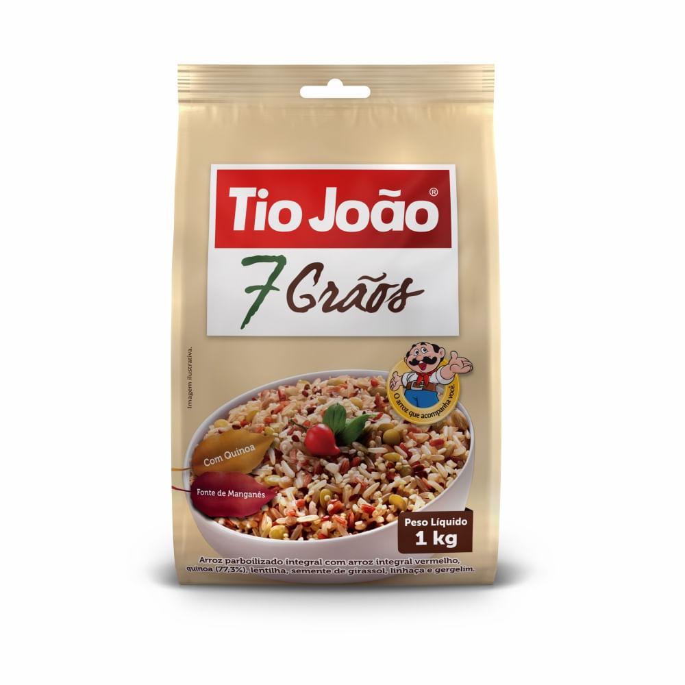 Arroz 7 Grãos com Quinoa Tio João 1kg em Oferta na Shopee