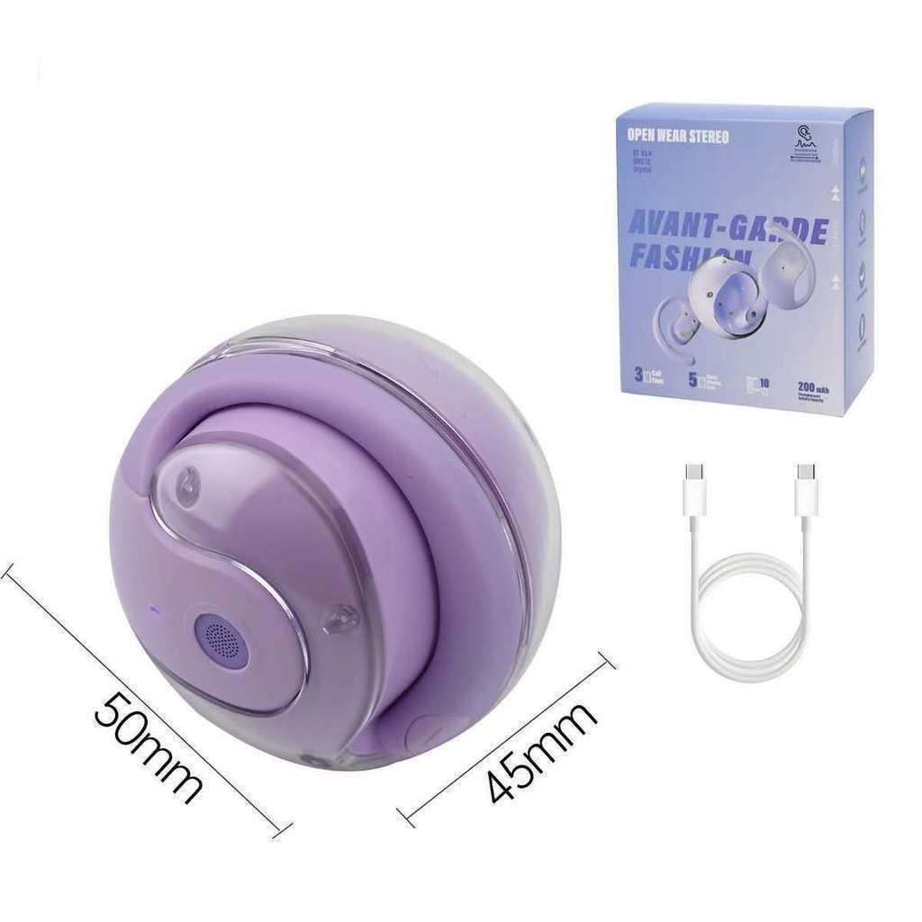 Bluetooth Sem fio Fone de ouvido Ergonômico TWS Suporte Orelha Pendurada Anti-queda