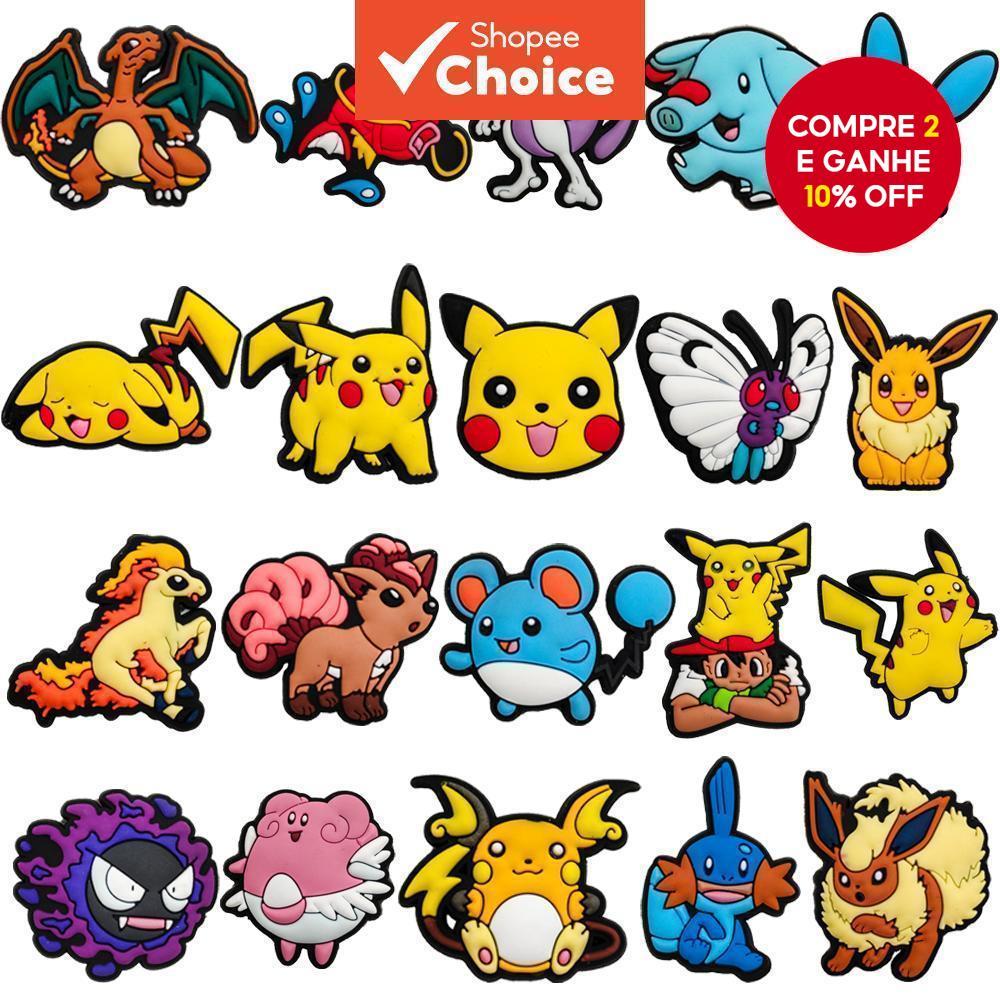 Conjunto De Amuletos De Sapato De Desenho Animado , 20 Peças , Acessórios Divertidos , Presentes Para Festa Infantil , M em Oferta na Shopee