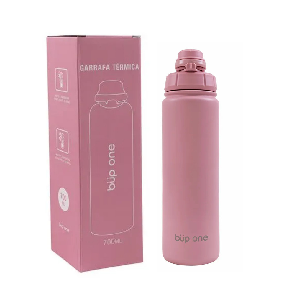 Garrafa Térmica Easy Open Bup One 700ml Estilo Elegância