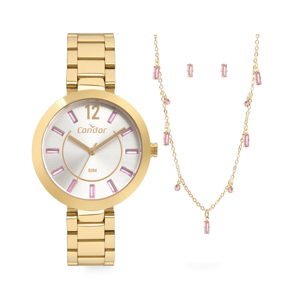 Relógio Condor Feminino Elegante Dourado - COPC21JKL/K4K
