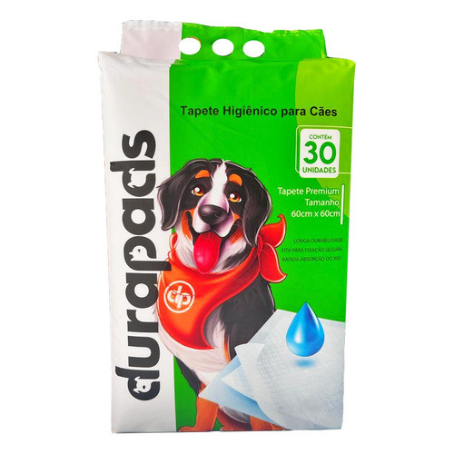 Detalhes do Tapete Higiênico DURAPADS de Gel Descartável com Eliminação de Odor para Cães 60x60 cm