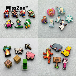 Miss Zoe Jibtz Disney Mickey Mouse hole bags Acessórios Stitch DIY Mario Meu Mundo em Oferta na Shopee