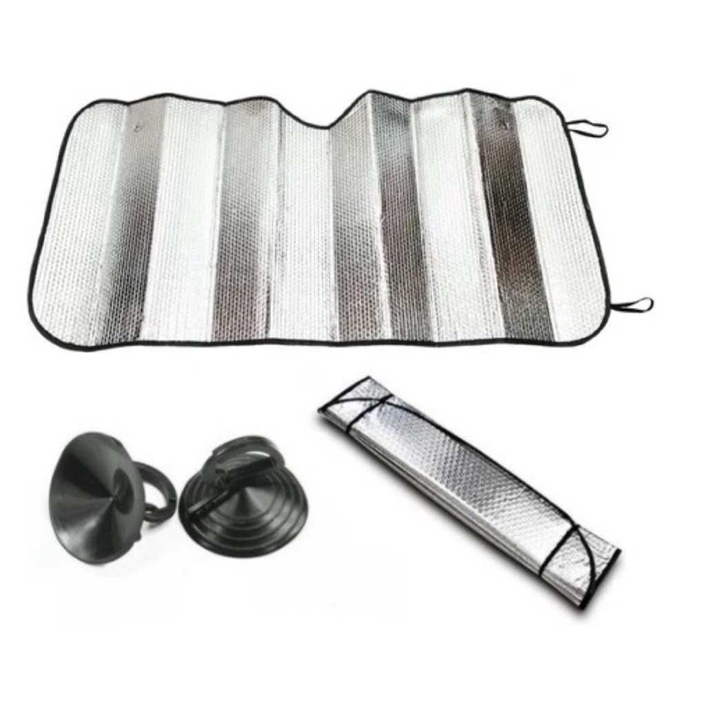 Protetor Solar Para-brisa Painel De Carro Corta Quebra Tapa Para Sol 60x130cm em Oferta na Shopee