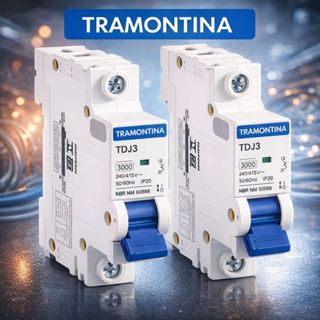 Disjuntor Unipolar Monopolar Din Tramontina 10a A 63a Original em Oferta na Shopee