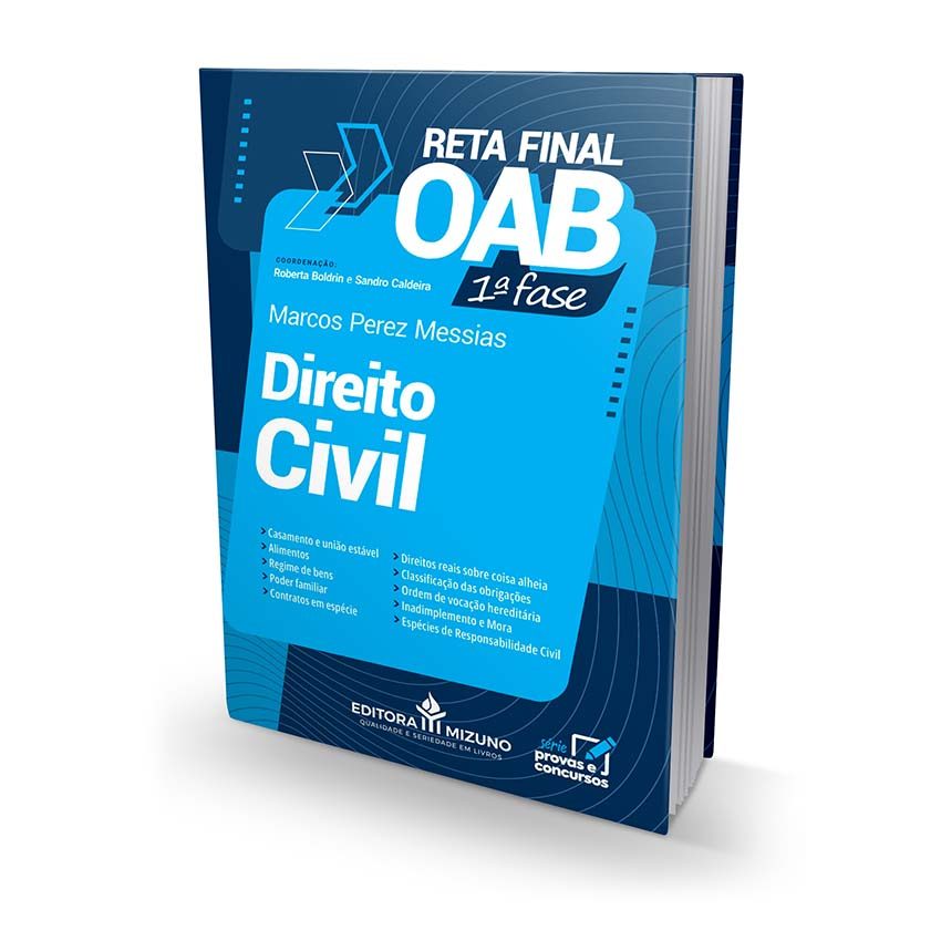 Direito Civil - Reta Final OAB – 1ª fase | Livro Exame da OAB Concurso Prova 2026