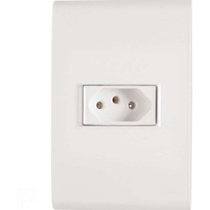  Conjunto 1 Tomada 2P+T 20A/250V Liz Br Tramontina