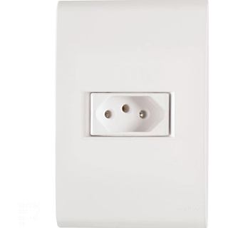 Conjunto 1 Tomada 2P+T 20A/250V Liz Br Tramontina em Oferta na Shopee