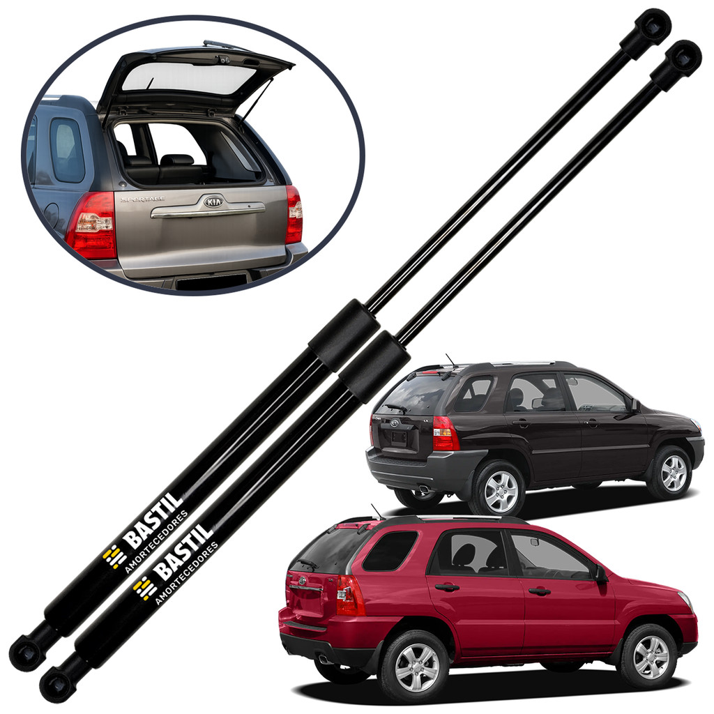 Par Pistões Amortecedor Tampa Do Vidro Kia Sportage 2005 A 2010 em Oferta na Shopee