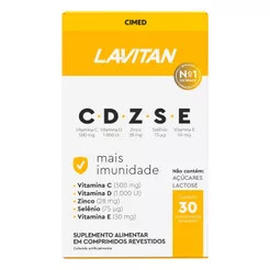 Lavitan Imunidade CDZSE 30 Cpr Revestido