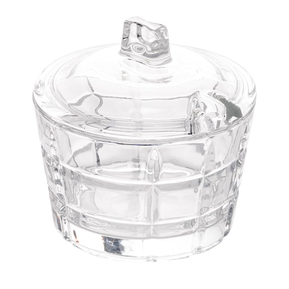 Açucareiro de Cristal Tress 260ml Lyor para Açúcar Café Chá Mesa Posta Servir Organização Cozinha Elegante e Prático Lar