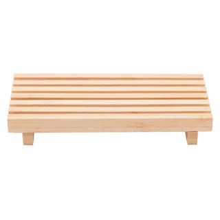 Bandeja com Pé Lyor Nature 21,5cm x 10cm x 3,5cm Bambu em Oferta na Shopee