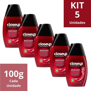 Gel Dental Close Up Red Hot Kit 5 Unidades 100g Cada em Oferta na Shopee