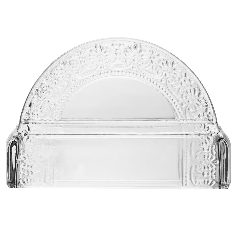 Porta Guardanapos Mauve 12,5cm Cristal Wolff para Mesa Posta Guardanapos Decoração Organização Elegante Casa Jantar Útil · foto 2
