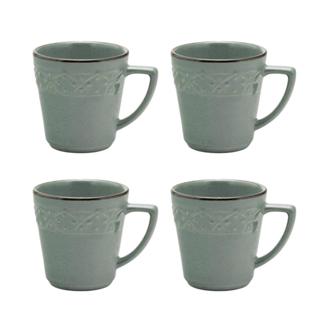Jogo de 4 Canecas 360 Ml Oxford Mendi Malaquita em Oferta na Shopee