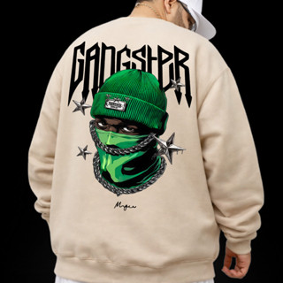 Moletom Masculino Sem Capuz Gangster em Oferta na Shopee