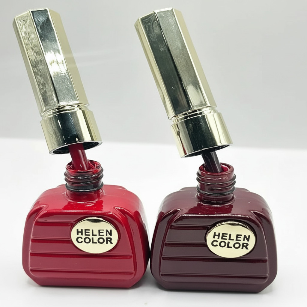 Kit Esmalte em Gel Rebu e Maçã do Amor Helen Color com 2 Cores UV/LED 15ml Cada em Oferta na Shopee