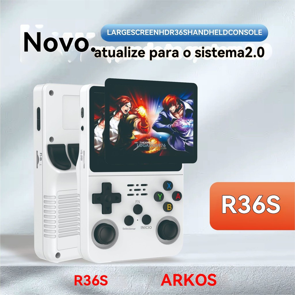 Console de Jogo R36S/Console Portátil/Jogo de Arcade Clássico Retro Nostálgico Portátil/Console de Jogo Portátil