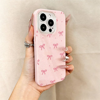 Rosa Glitter Laços Prova de Choque Capa Capinha Para iPhone 17 Ar 16 15 14 Plus 13 12 11 Pro Max XR Normal em Oferta na Shopee