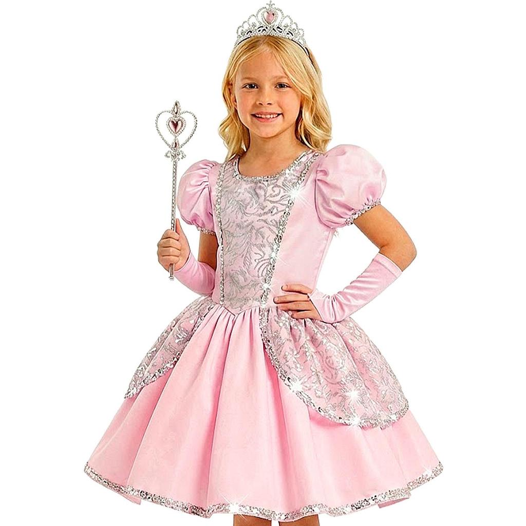 Fantasia Princesa Branca Neve Capa Luva Varinha Coroa Tiara em Oferta na Shopee