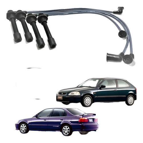 Cabo De Vela Civic 1.6 16v Lx Ex Lxb 96 97 98 99 2000 Lx/ex Preto