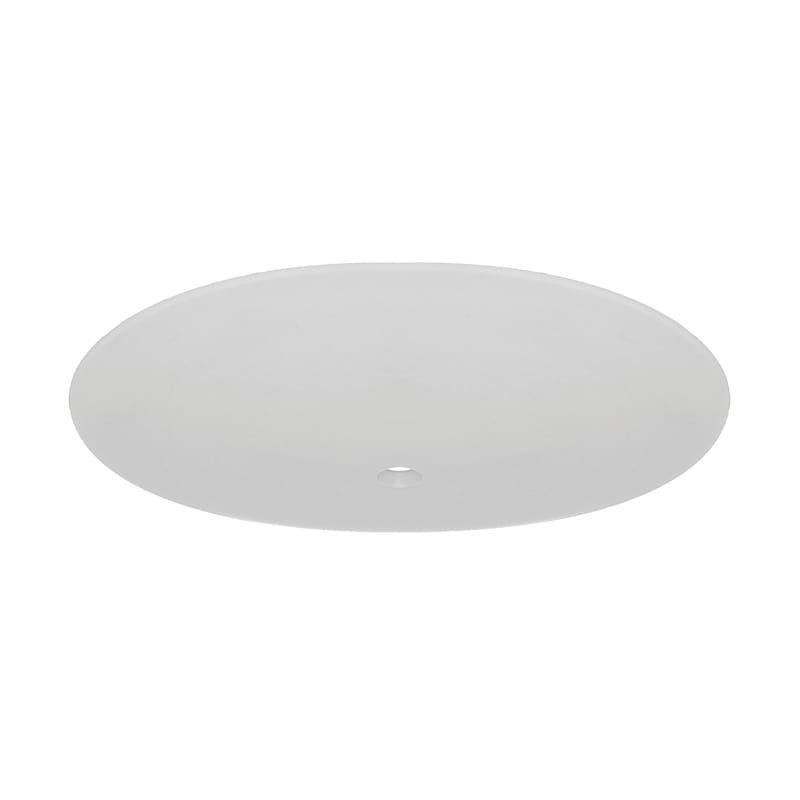 Canopla Base Redonda Pendente Diâmetro 15,7cm Para Montagem de Pendentes Abajur Branco Preto