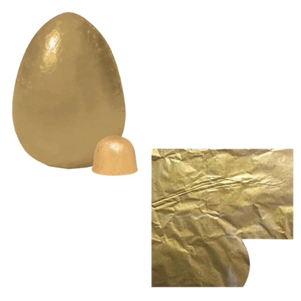 300 fls papel chumbo (aluminio)15,8x15,8cm  ouro velho  embale em Oferta na Shopee