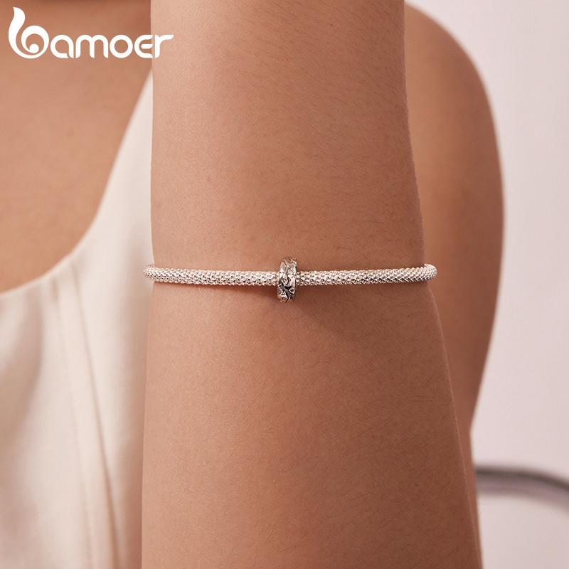 Bamoer Bead Classic Modelado Espaçadores De Silicone DIY Pulseira Colar Acessórios Para Presentes Femininos · foto 2