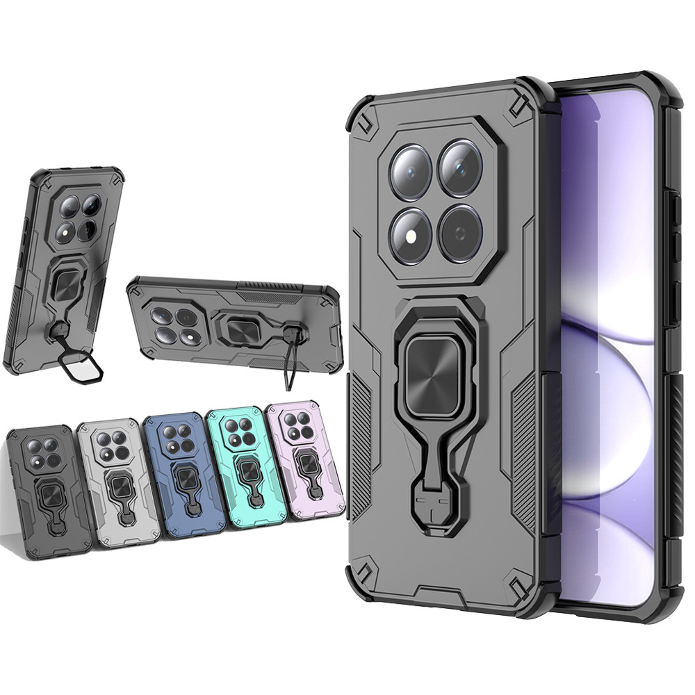 Capa De Telefone Com Suporte De Anel Magnético Para Redmi Note 15 Pro Plus 14 + 15C 14C A5 5G 4G Embalagem À Prova De Ch em Oferta na Shopee