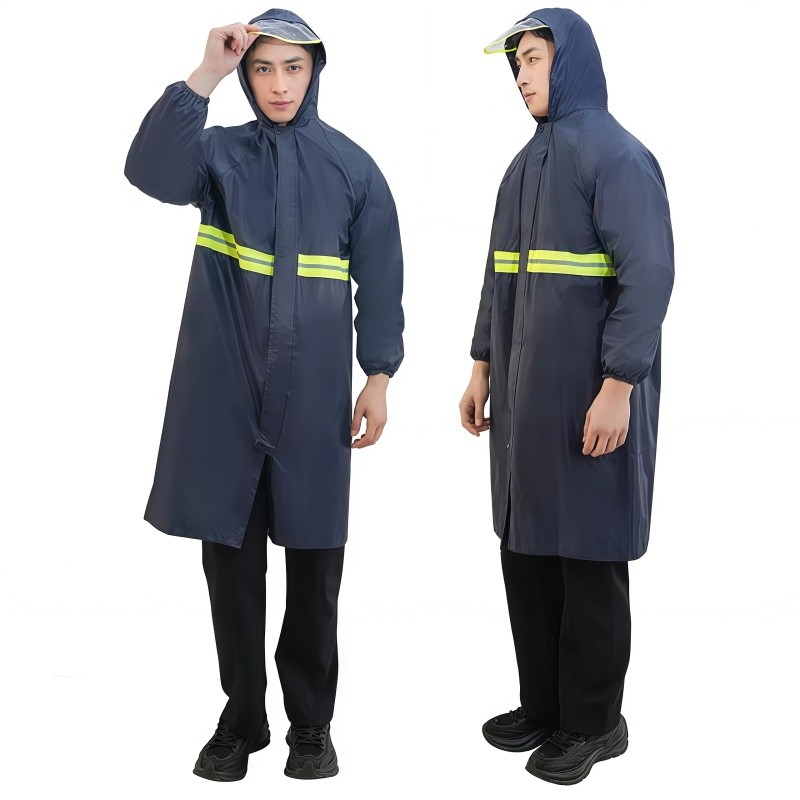 Capa de chuva com capuz, poncho de emergência impermeável, corta-vento, jaqueta de pesca