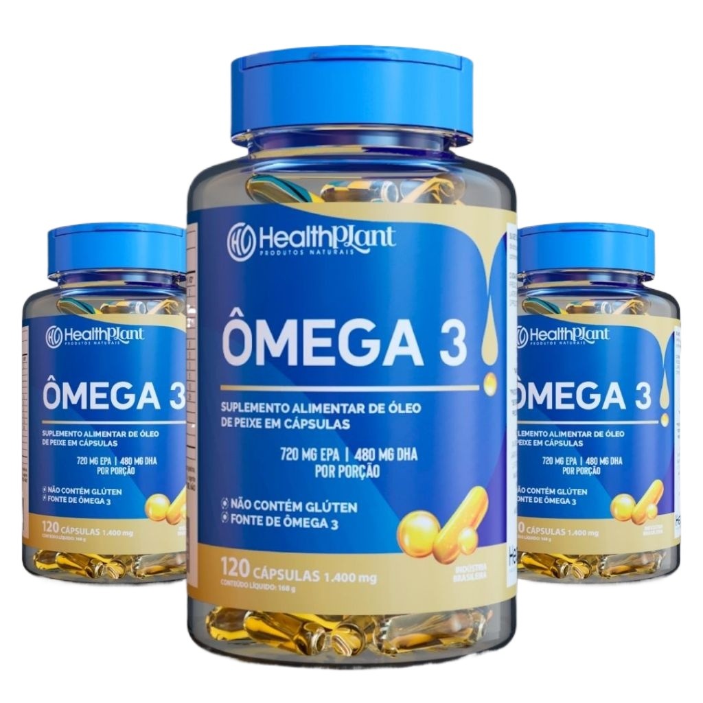Ômega 3 Ultra 1400mg 120 I 240 I 360 Cápsulas Óleo de Peixe Puro EPA 720 DHA 480 Pronta Entrega