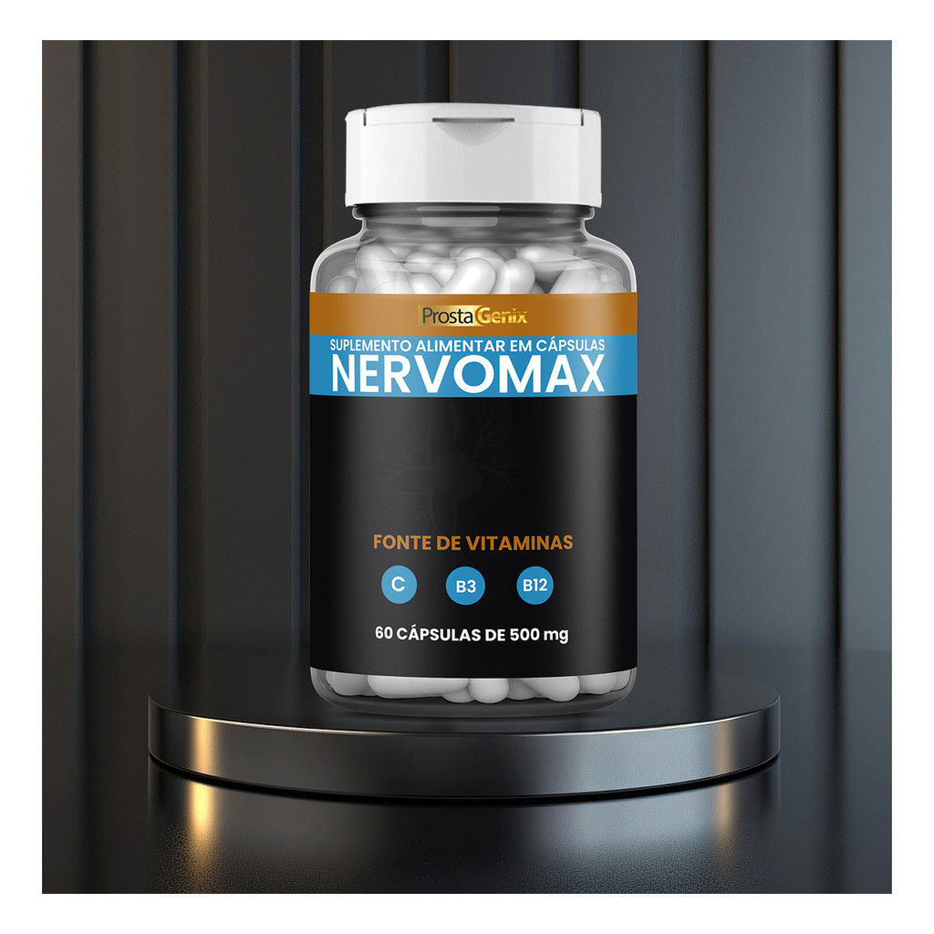 2 Nervomax 60 Caps Fórmula Avançada Envio Full Envio Imediato