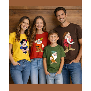 Camiseta [Premium]Branca de Neve ou Zangado ou Dunga ou Dengoso ou Mestre| Algodão Unissex| TAM 2 ao G5 em Oferta na Shopee
