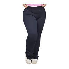 Calça Feminina Flare  Grossa Plus Size K2b Original Suplex Boca de Sino Academia Cintura Alta em Oferta na Shopee