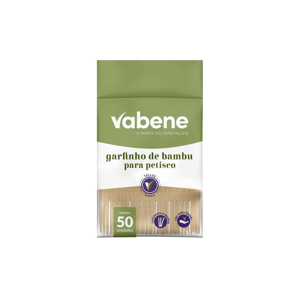 Garfinho De Bambu Para Petisco 50un - Vabene em Oferta na Shopee