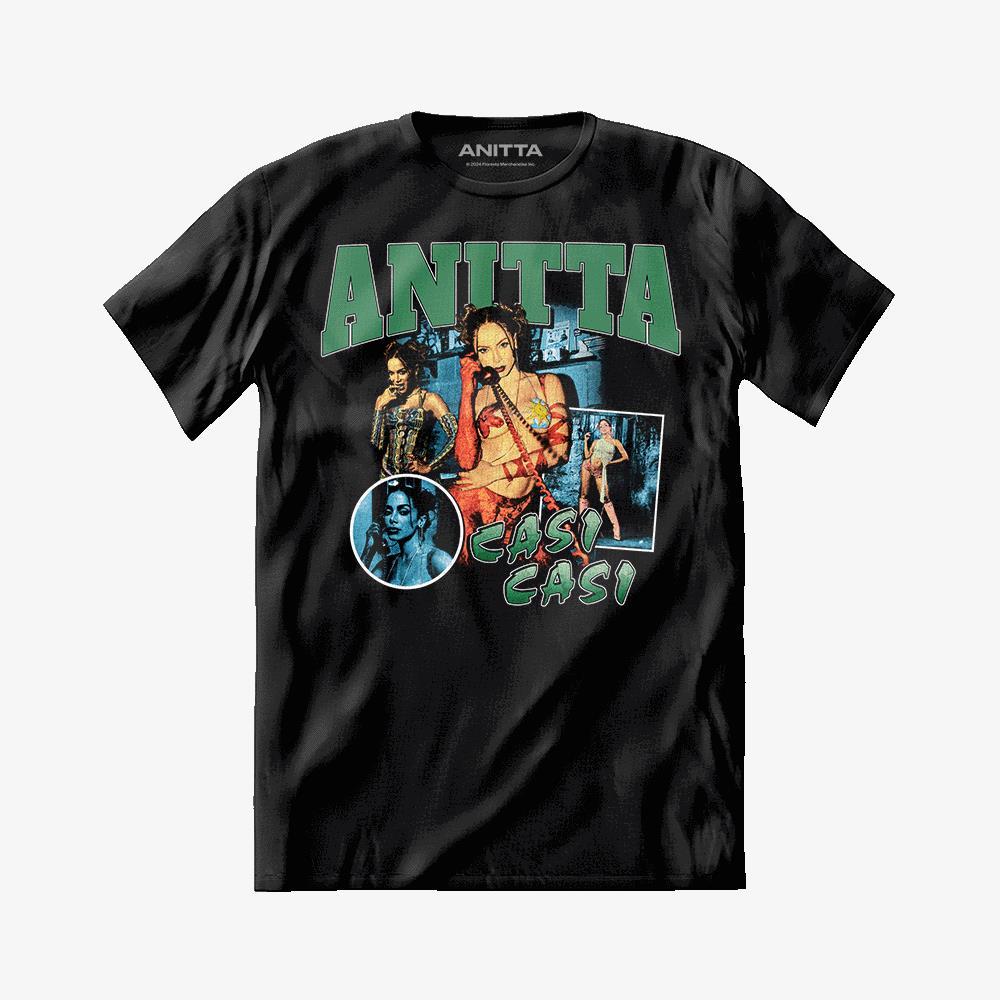 Camiseta Anitta - Casi Casi Bootleg Tee em Oferta na Shopee